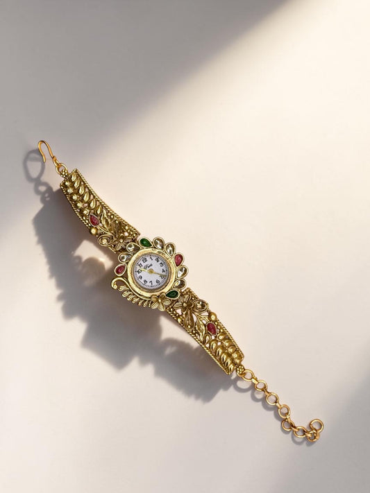 Shobha शोभा Adjustable Heritage Watch Bracelet