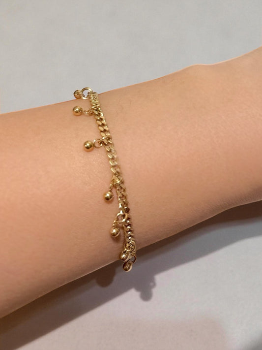 Bahia بهية Gold Plated Bracelet in Gold - Stainless Steel