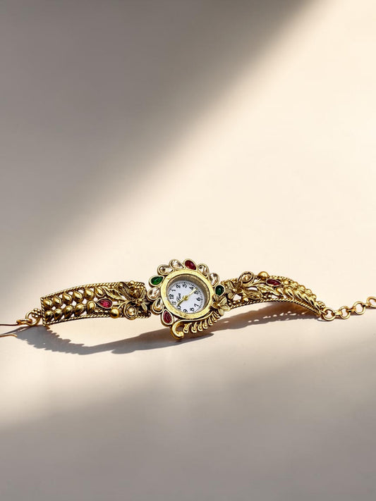 Shobha शोभा Adjustable Heritage Watch Bracelet