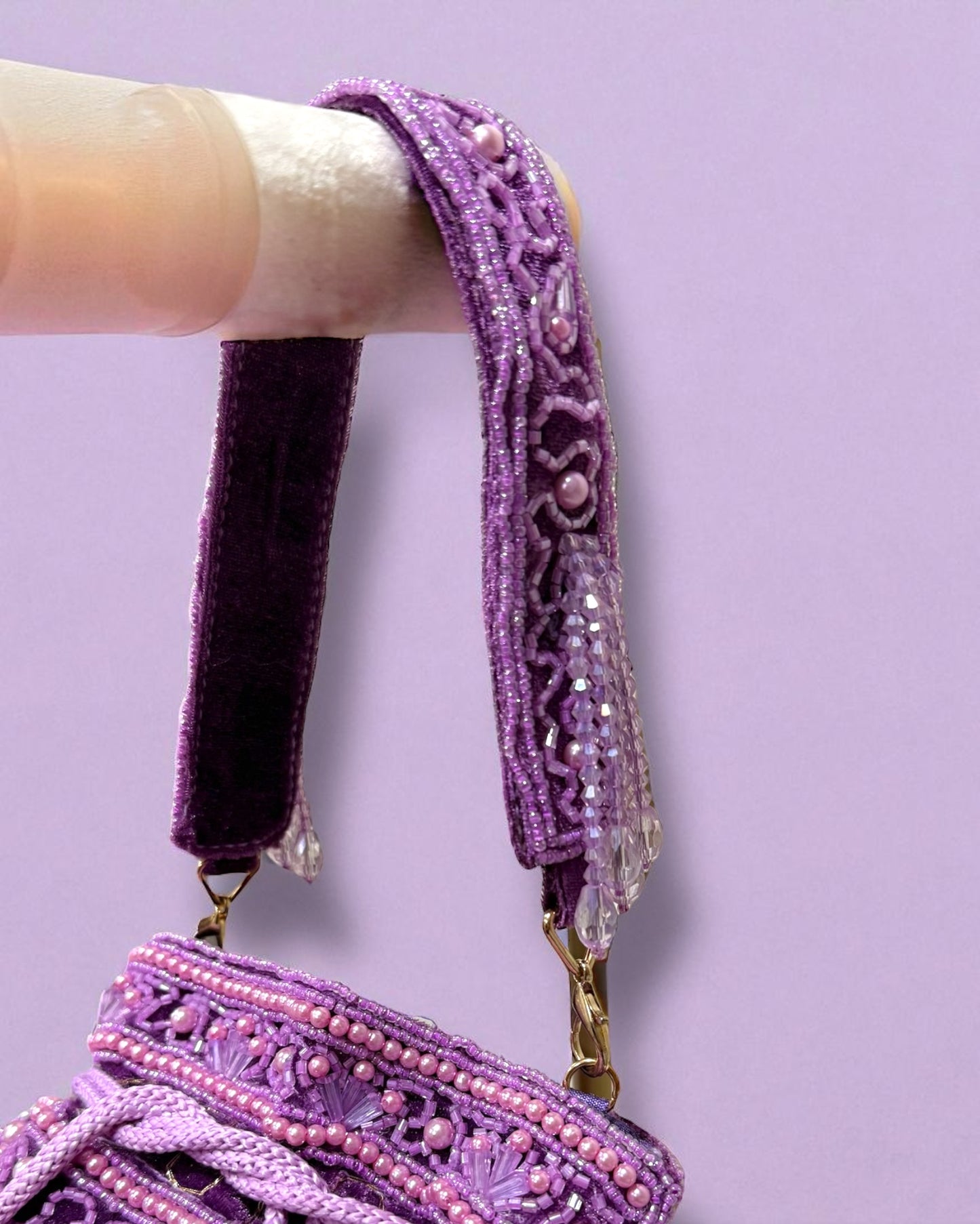 Leyla ليلى Dream Bag in Purple