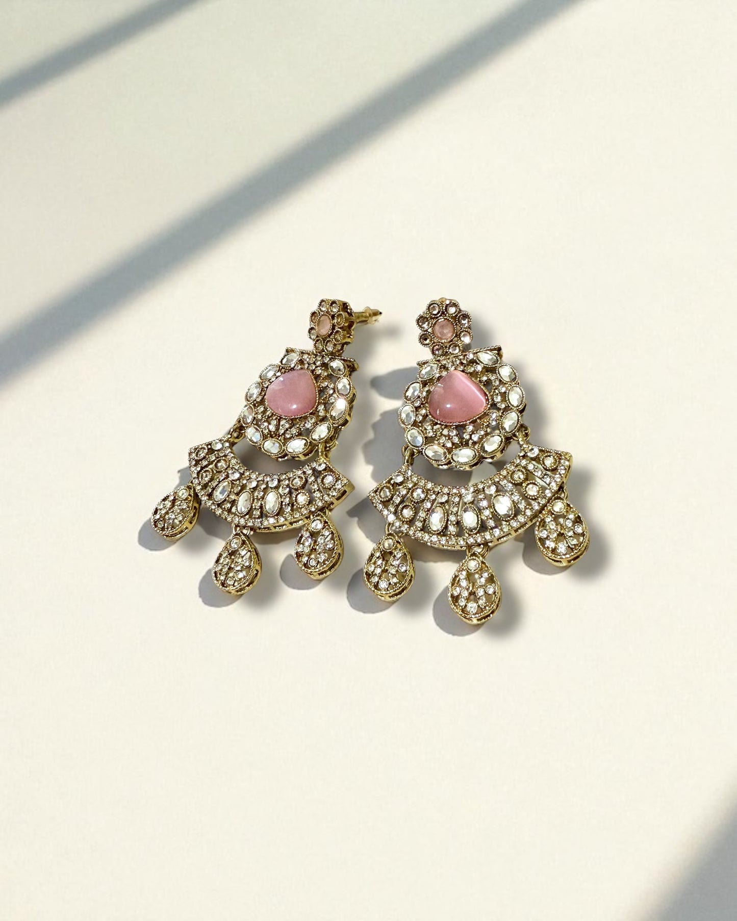 Rajeshwari राजेश्वरी Royal Mala Set in Pink
