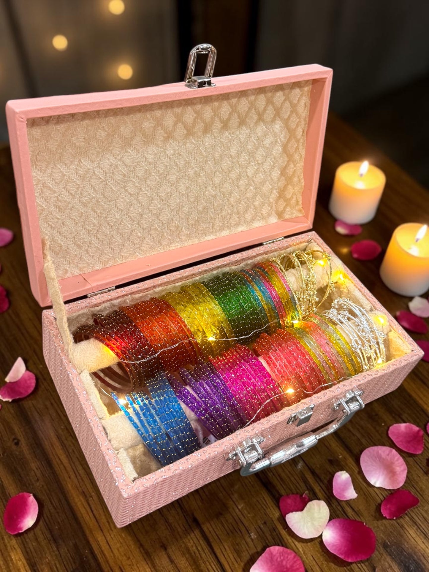 Aisha عائشة Kashmiri Glass Bangle Box in 2.6