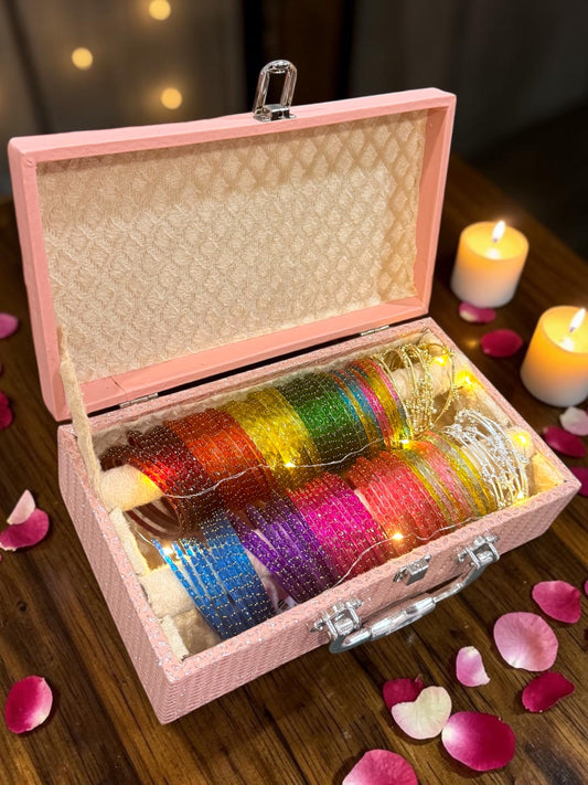 Aisha عائشة Kashmiri Glass Bangle Box in 2.6