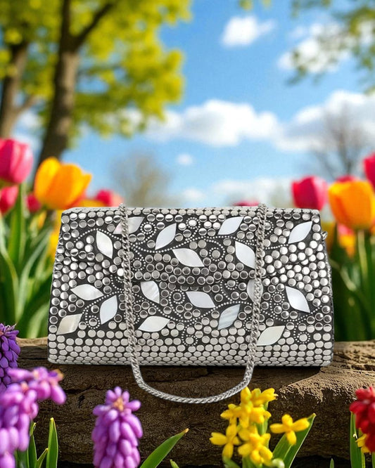 Fatimah فاطمة Brass Opal Clutch
