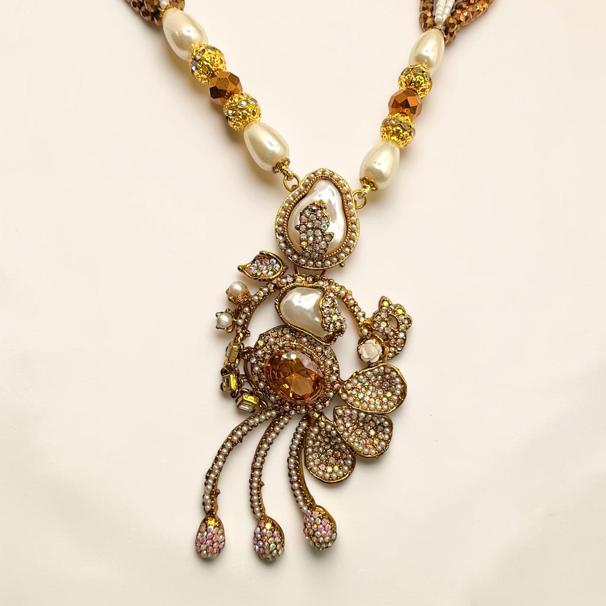 Kübra Turkish Mala Set in Gold