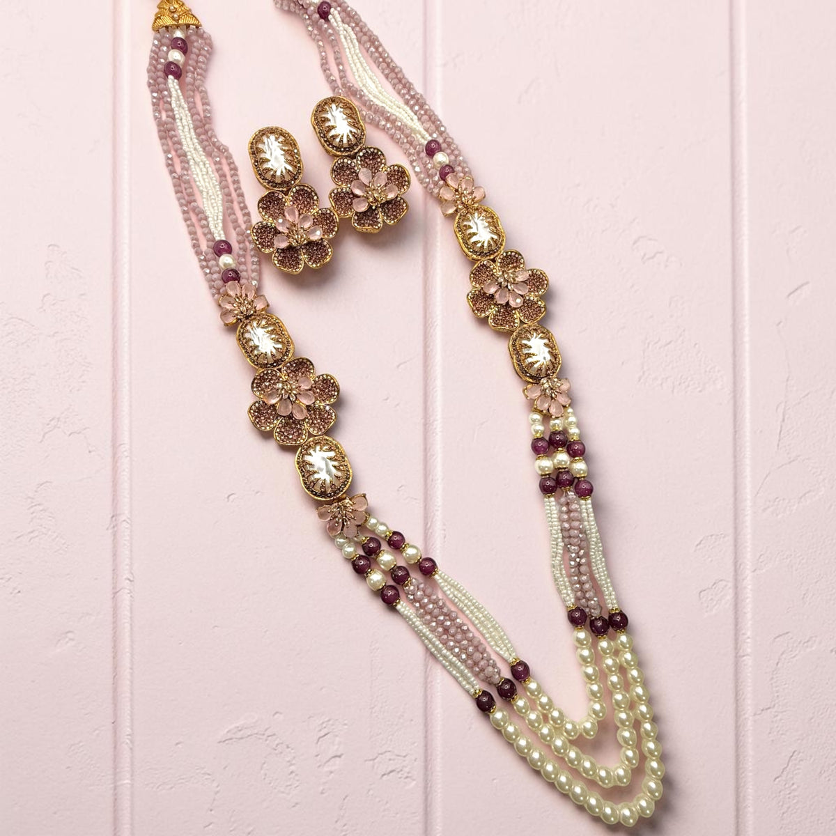 Bedriye Turkish Mala Set in Lavender