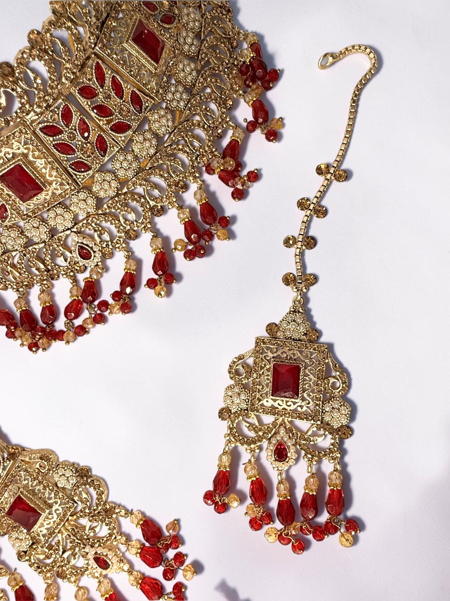 Rahma رحمة Bridal Set in Red