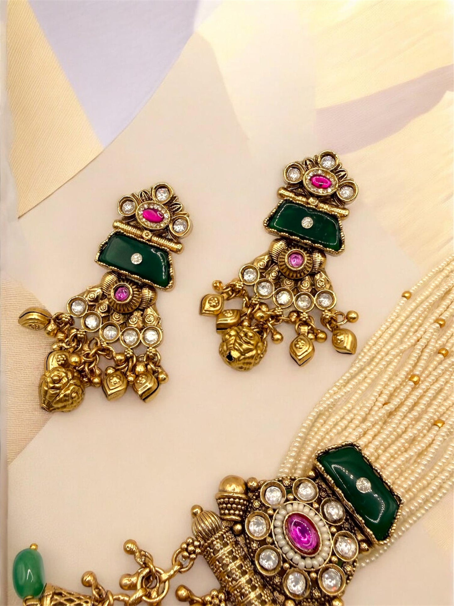 Aanchal — आँचल Heritage Mala Set