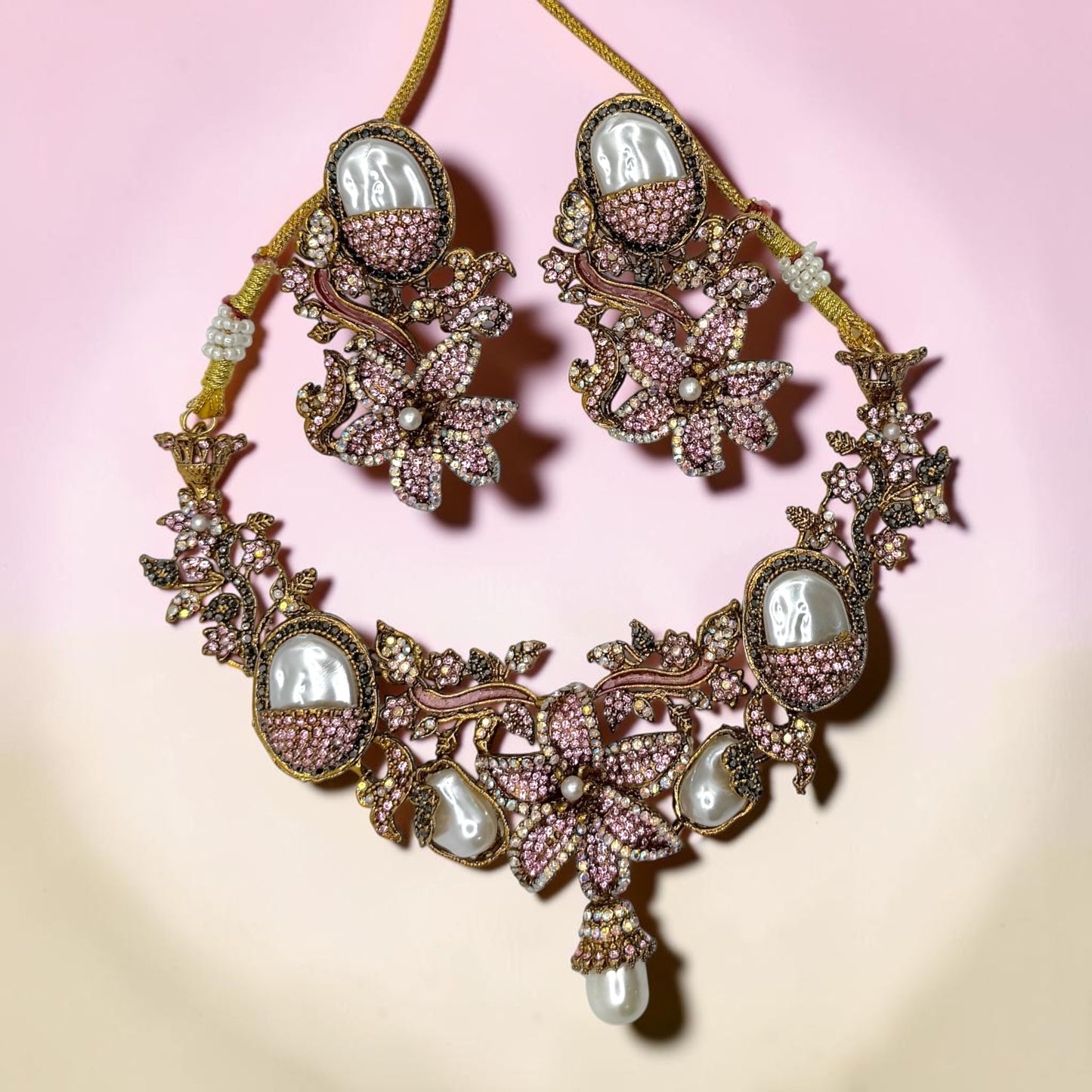 Çiğdem Turkish Set in Pink