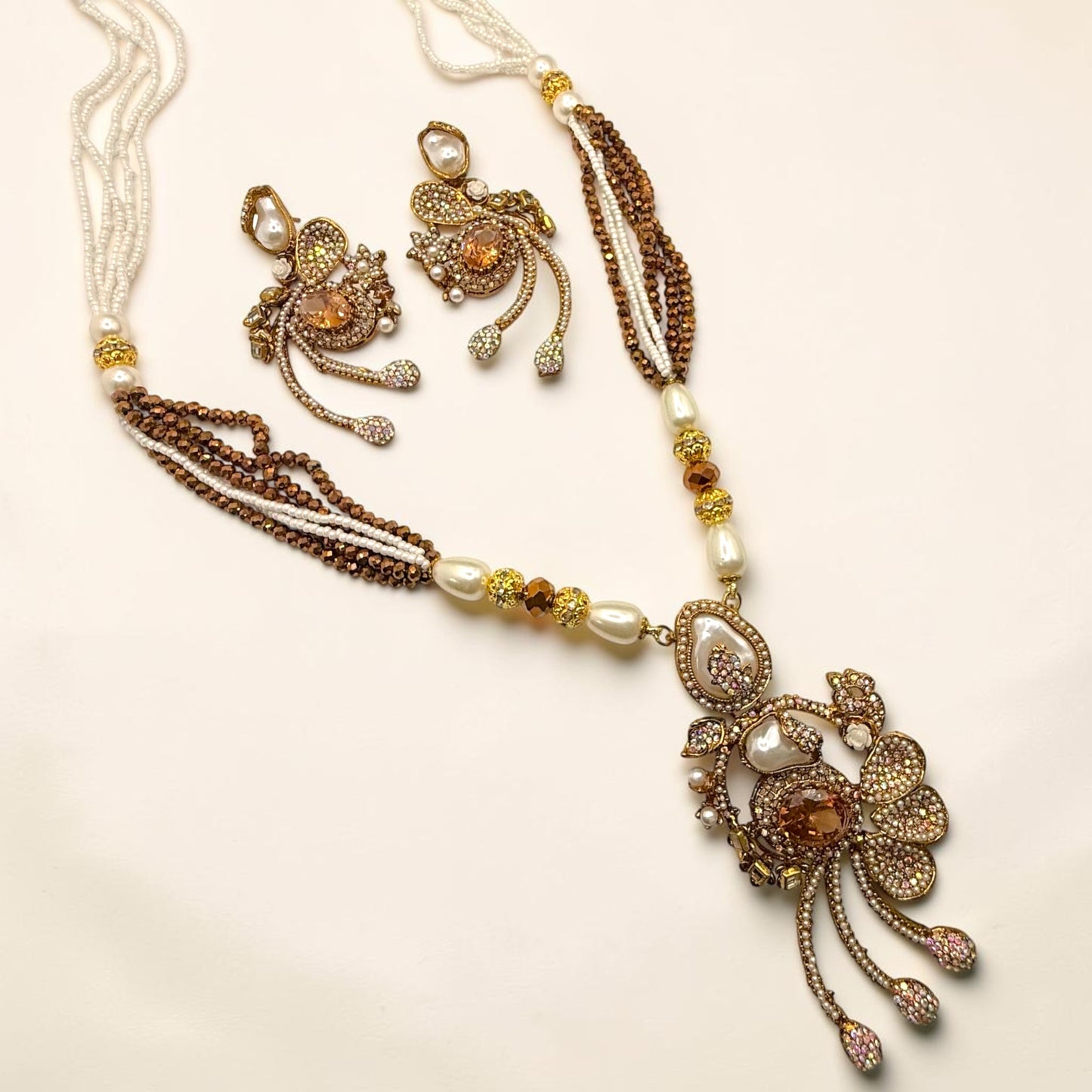 Kübra Turkish Mala Set in Gold