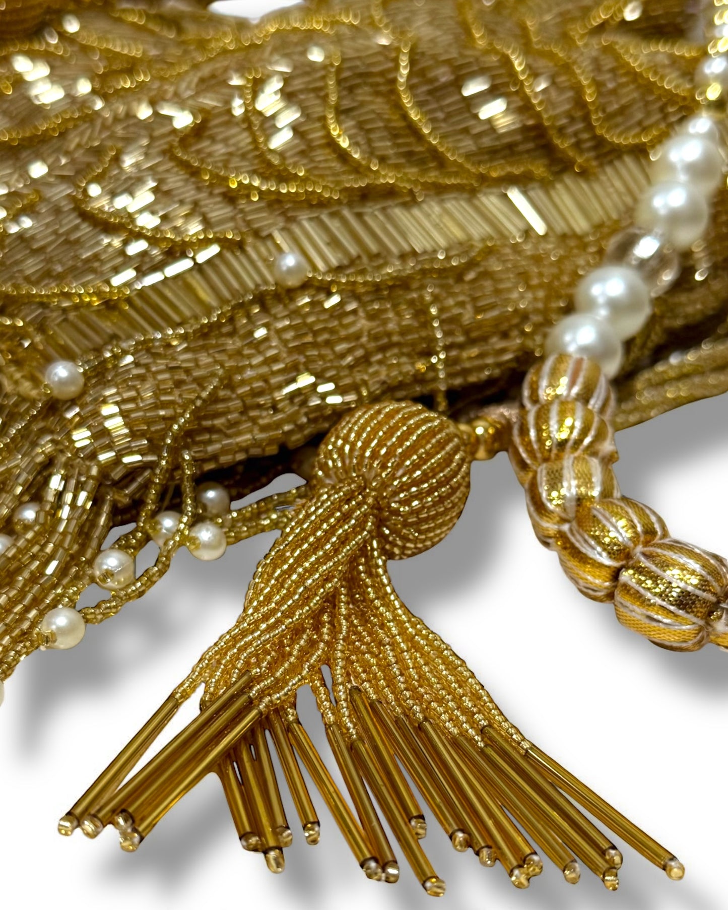 Lubna لبنى Vintage Bag in Gold
