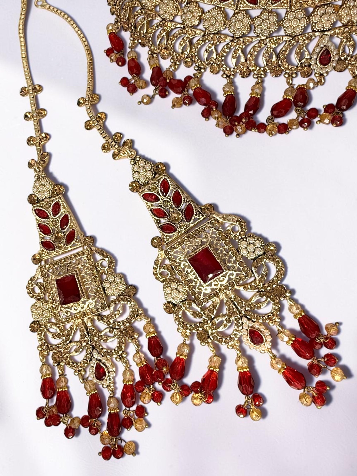 Rahma رحمة Bridal Set in Red