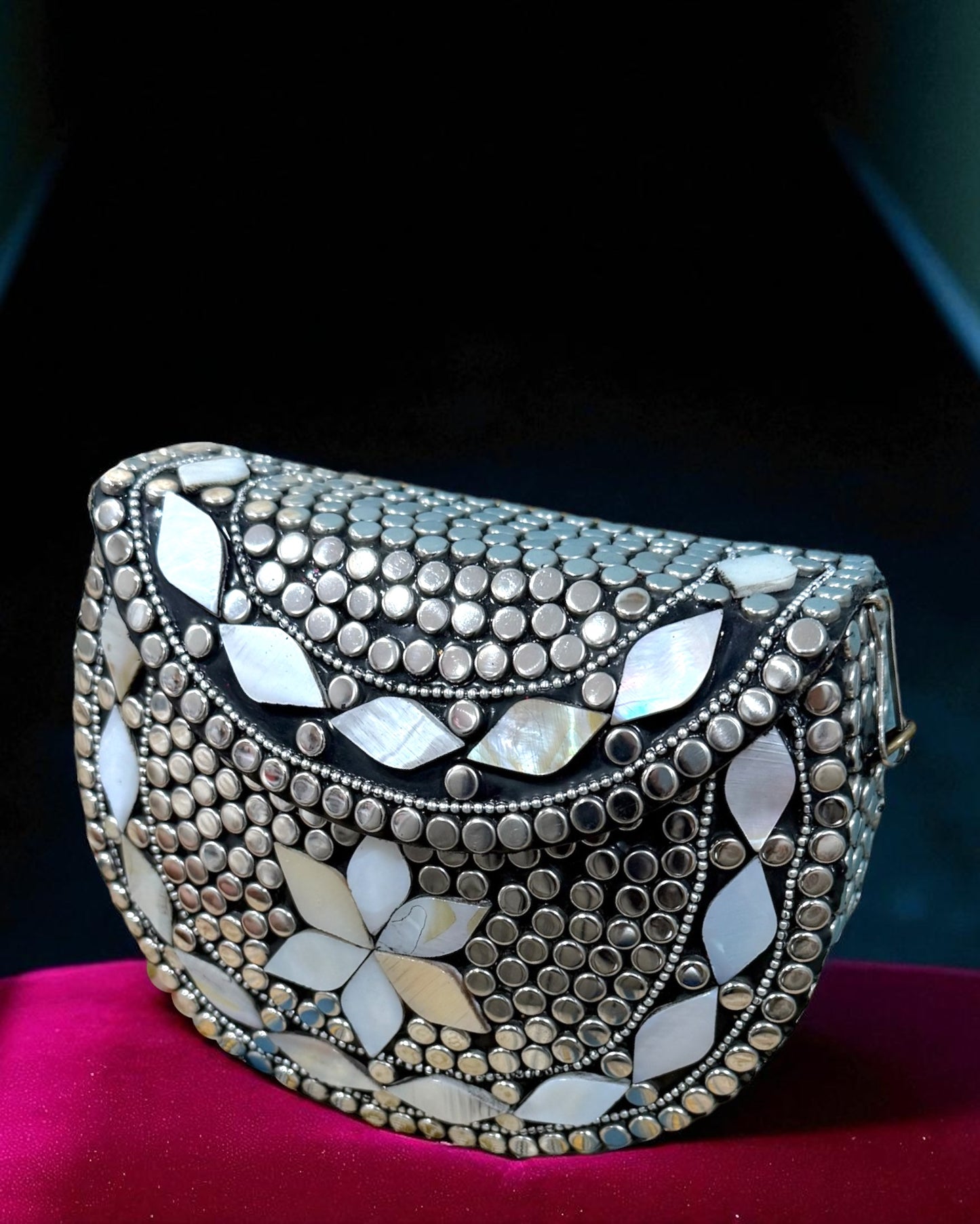 Small Sultana سلطانہ Brass Opal Clutch