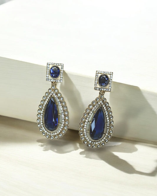 Ziya ضياء Earrings in Blue
