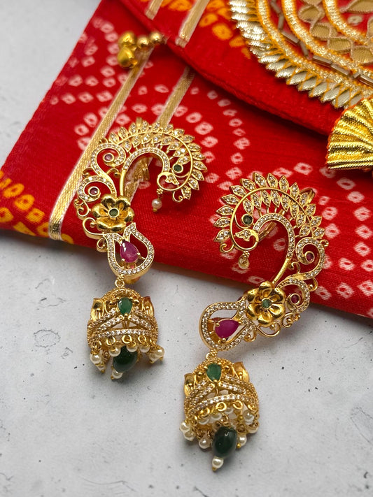 Ekisha एकिशा Heritage Jhumkay Cuffs