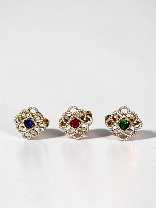 Khairiya خيرية American Diamond Rings