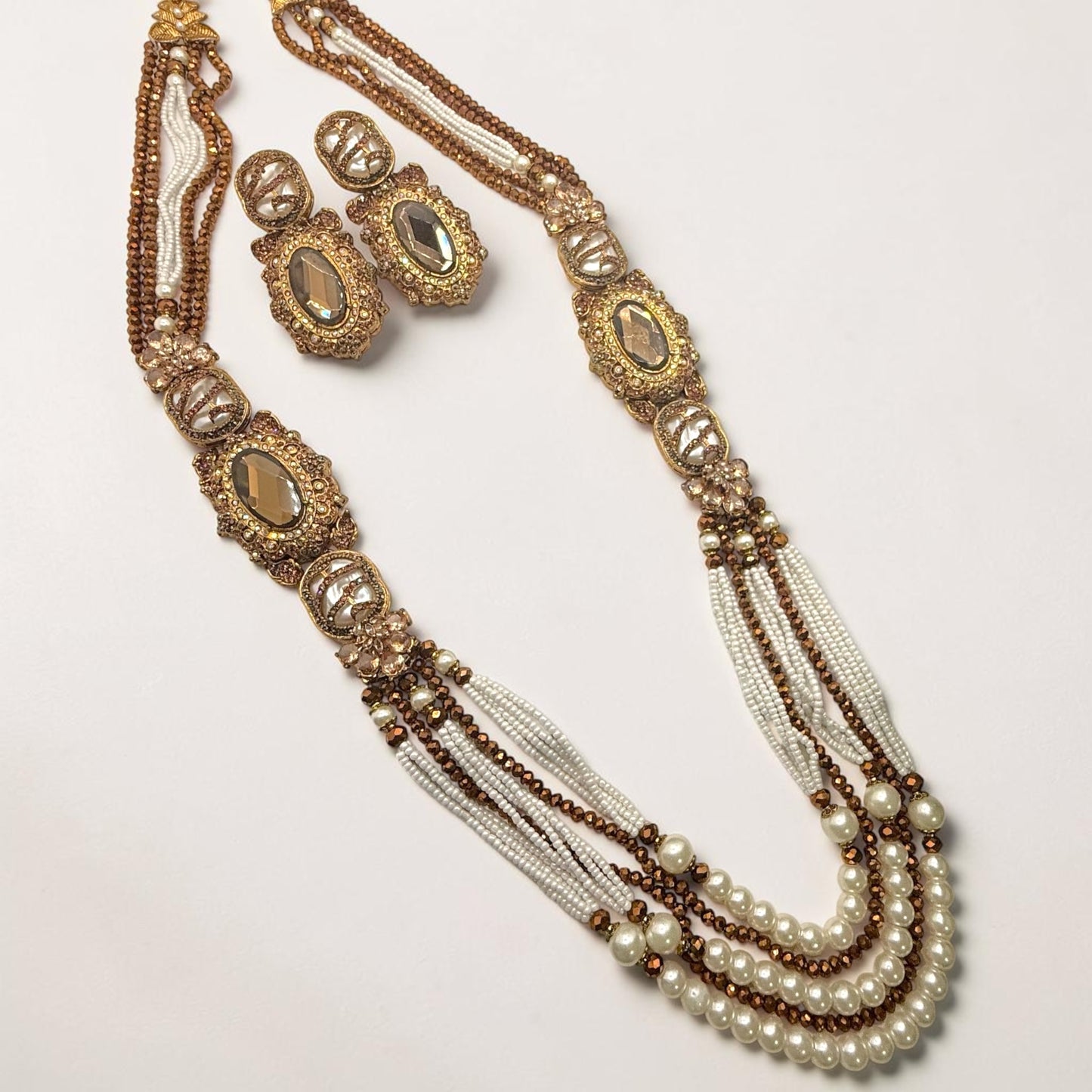 Ayşe Turkish Mala Set in Gold