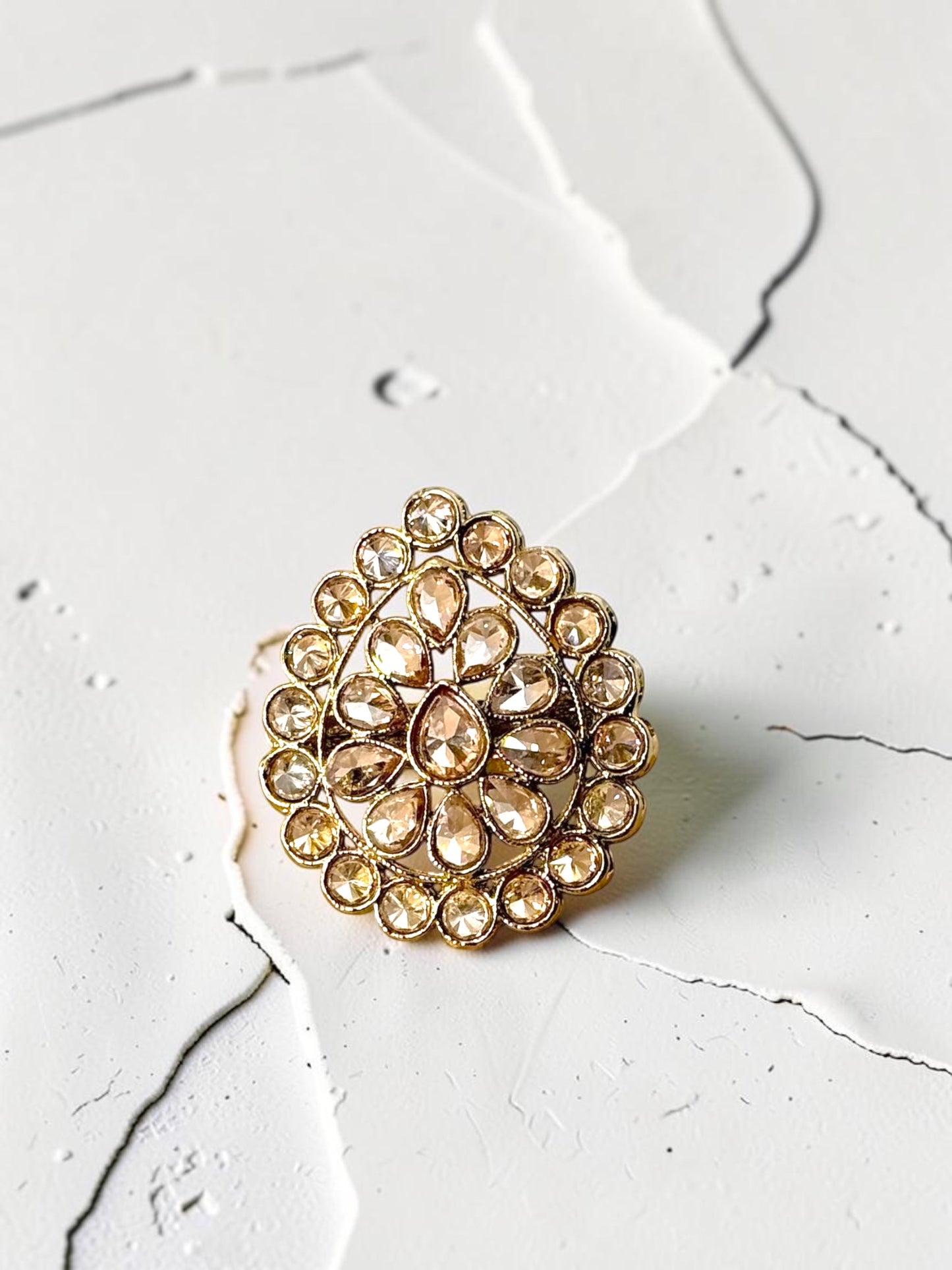 Abeer عبير Polki Ring