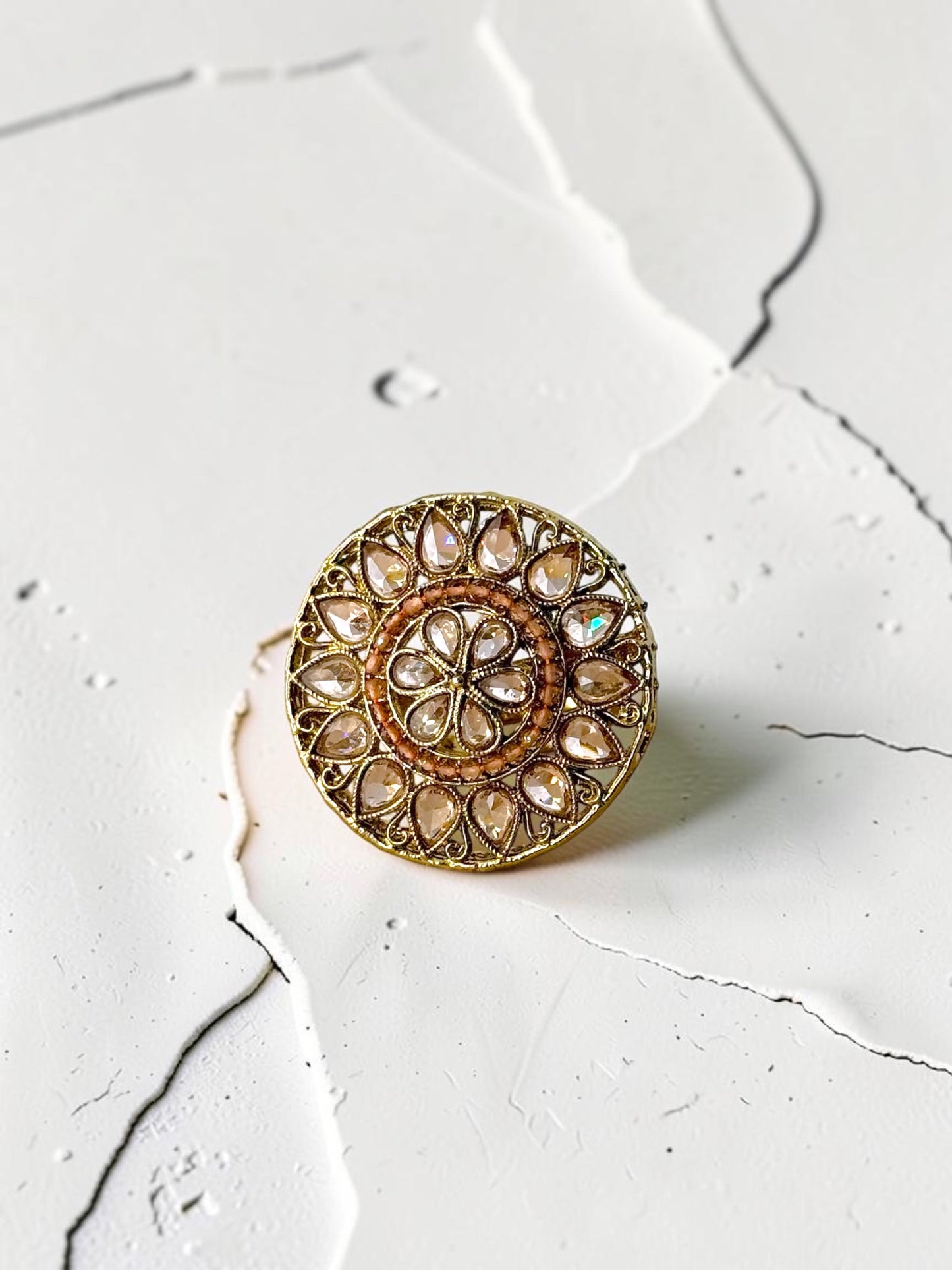 Aiza عائزة Polki Ring