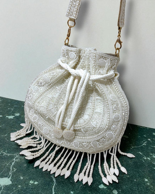 Sehar سحر Bag in White