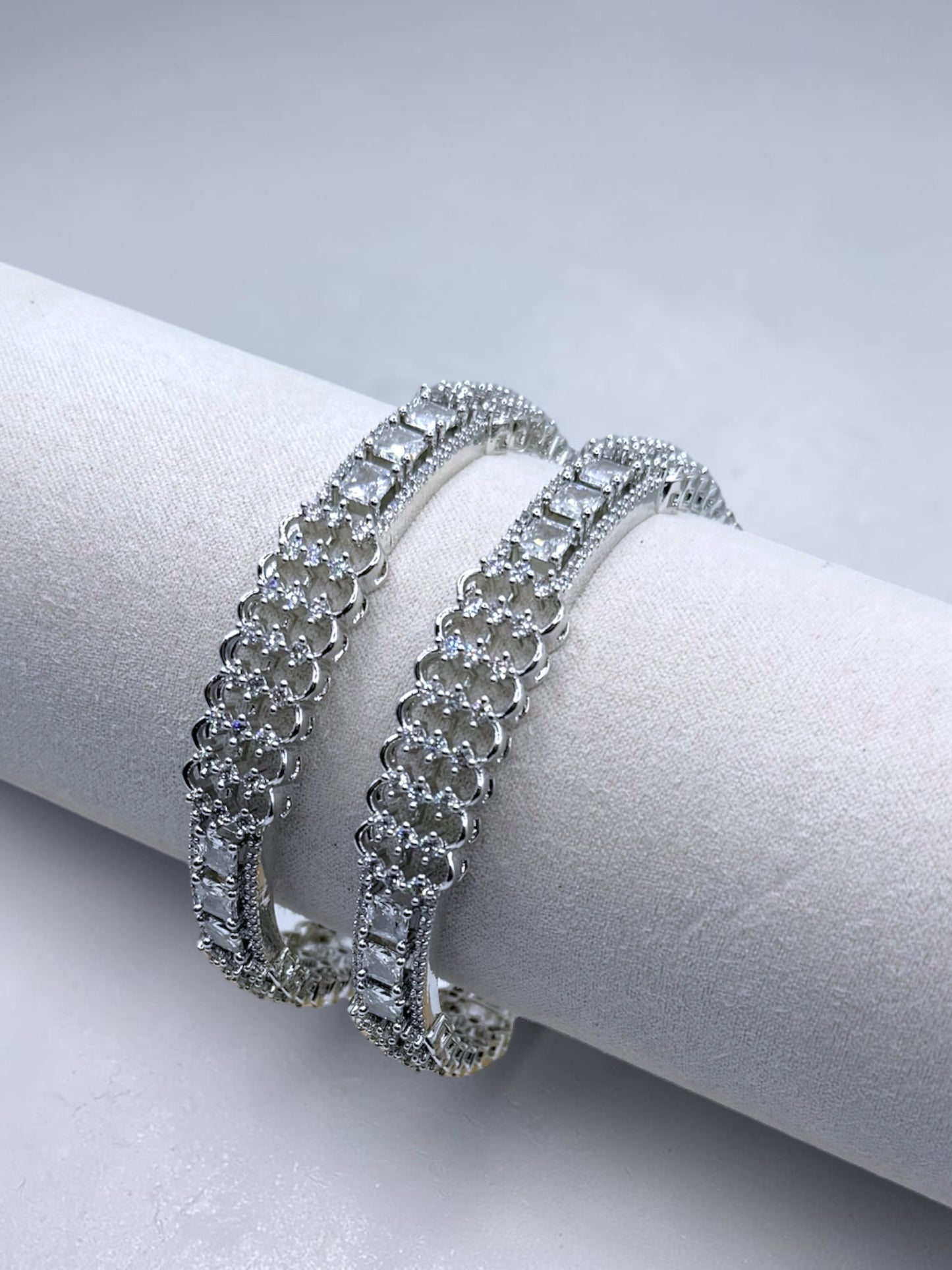 Nisma نسمة American Diamond Kaday in Silver