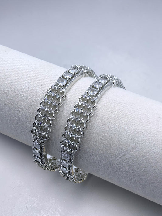 Nisma نسمة American Diamond Kaday in Silver