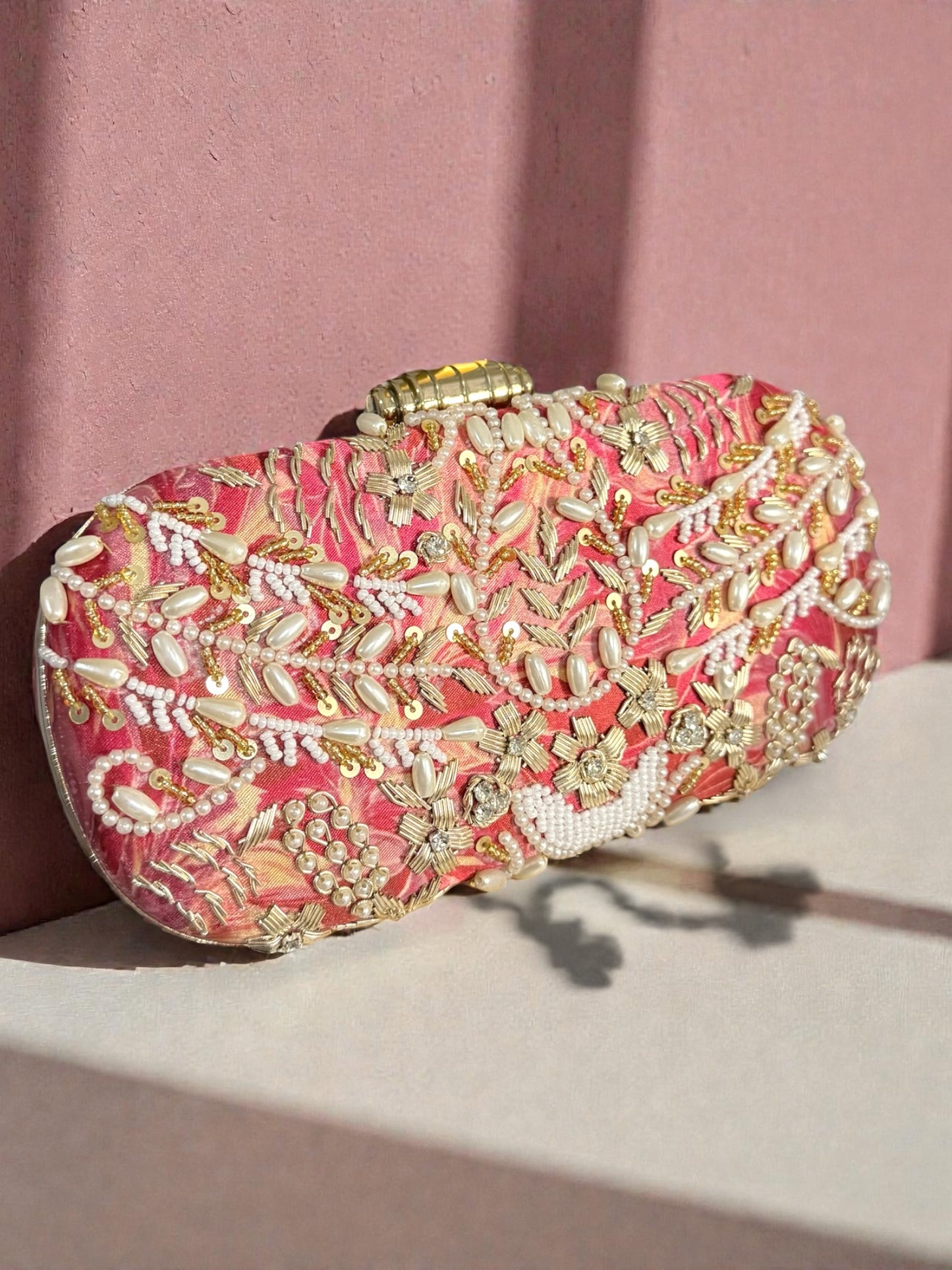 Saja سجى Handmade Clutch in Multicolor