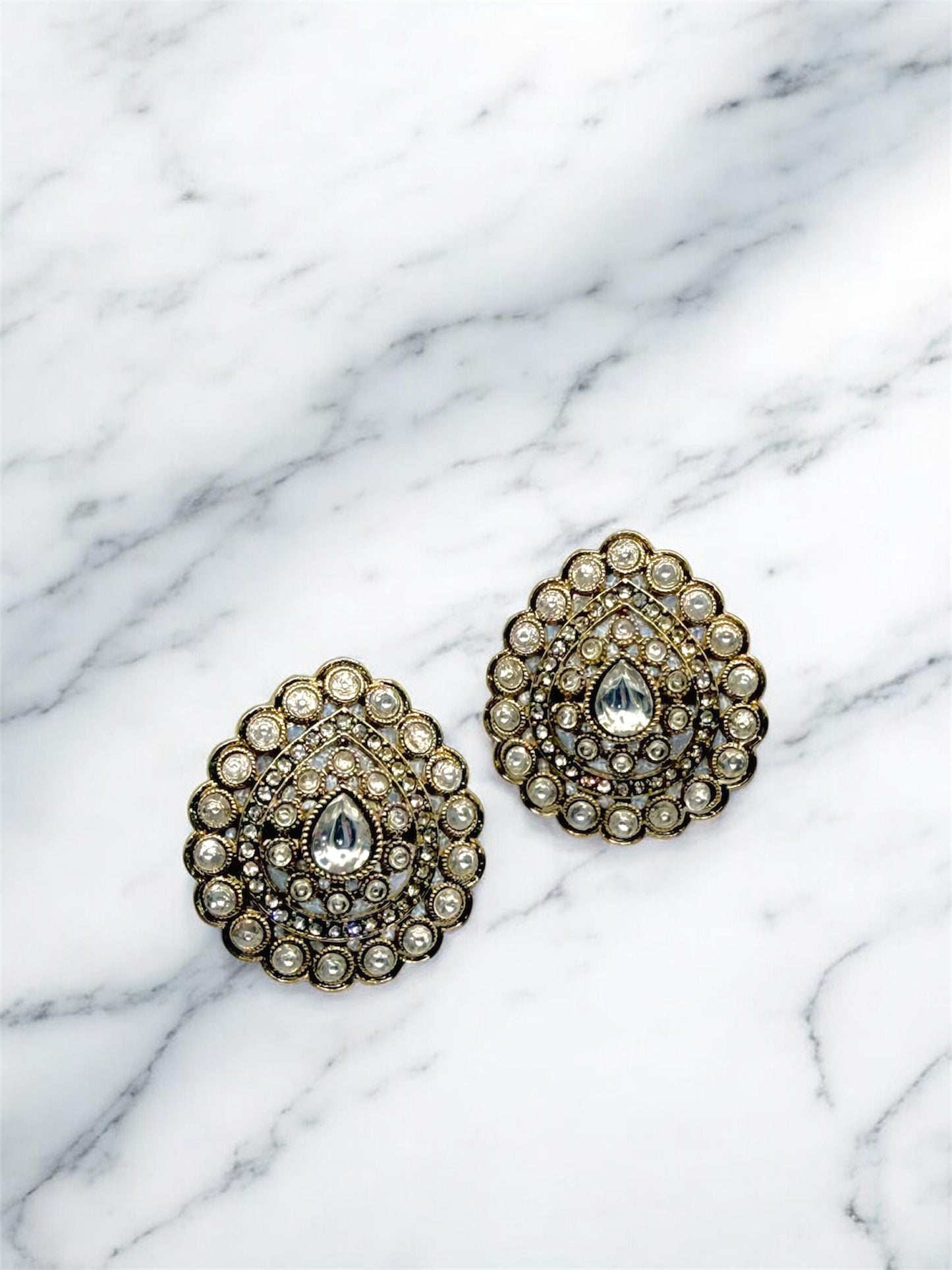 Savitri सावित्री Studs in Gold