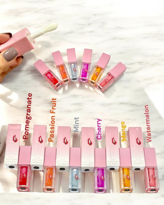 Lip Oils with Thick Applicator