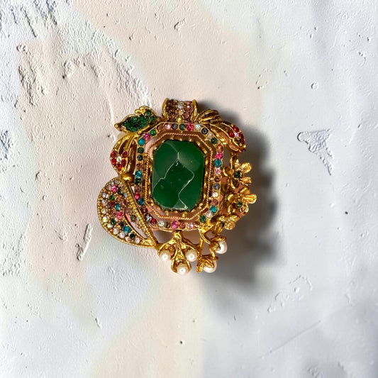 Sevda Turkish Ring in Green