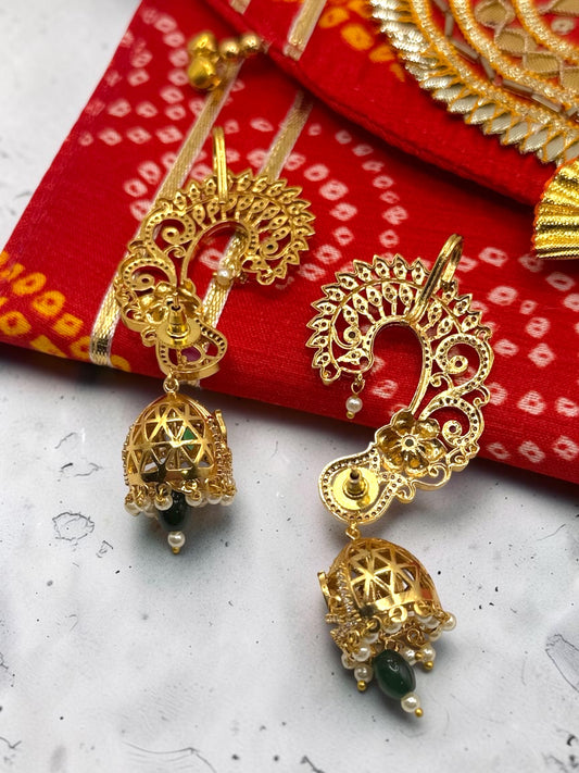 Ekisha एकिशा Heritage Jhumkay Cuffs