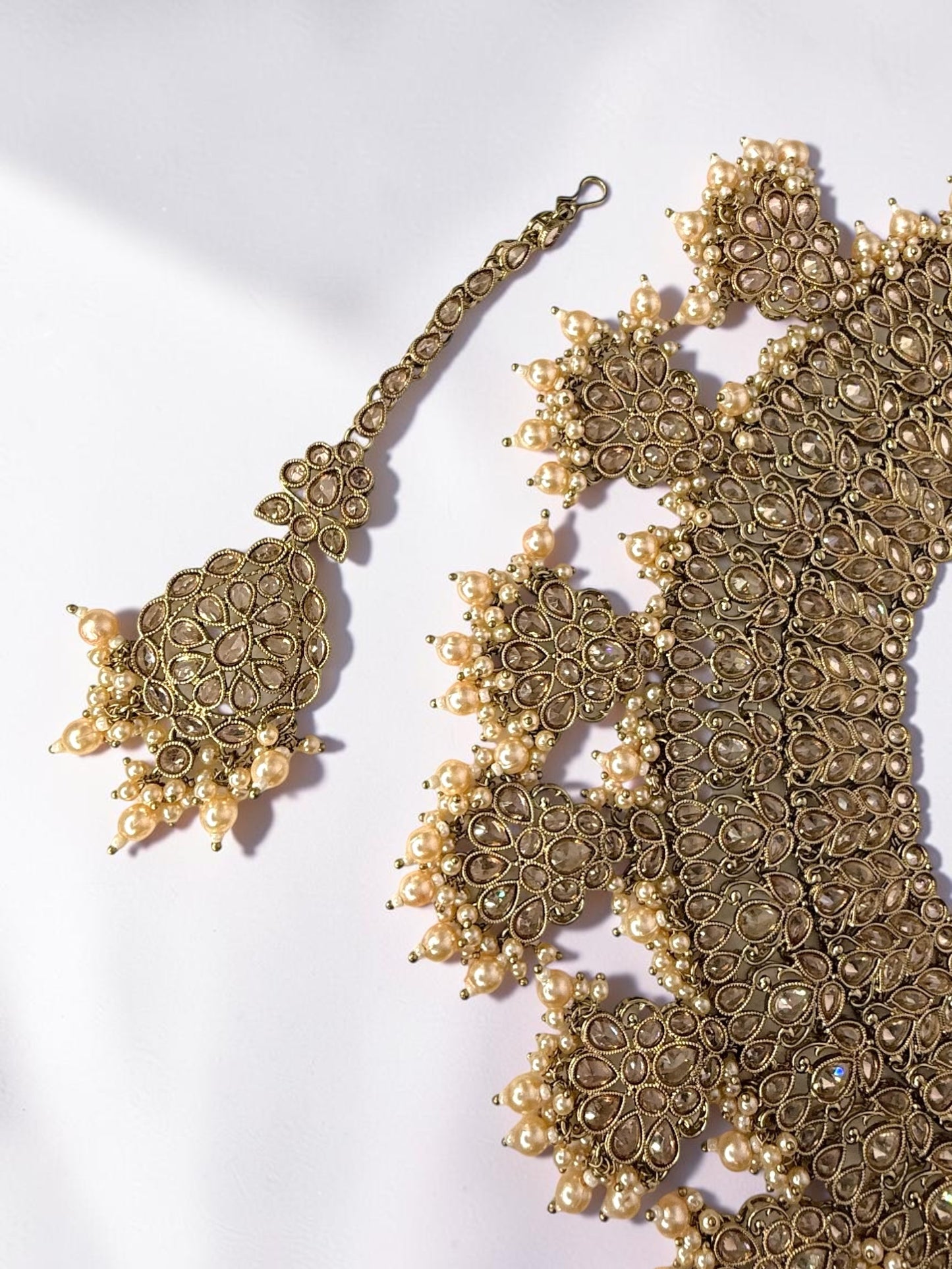 Sadeema سديمة Polki Bridal Set in Gold