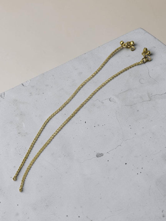 Abeer عبير Anklets in Gold