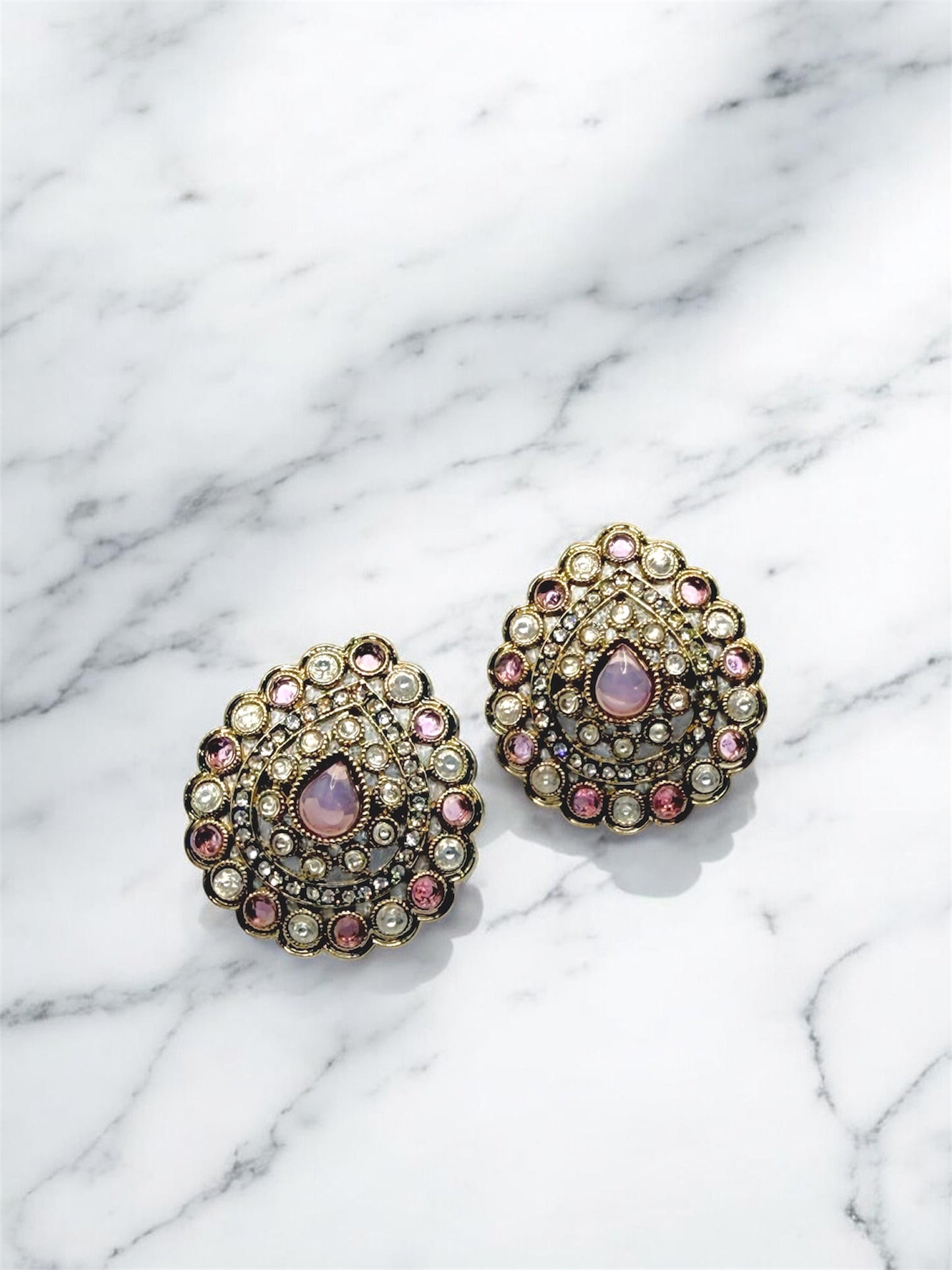Savitri सावित्री Studs in Lavender