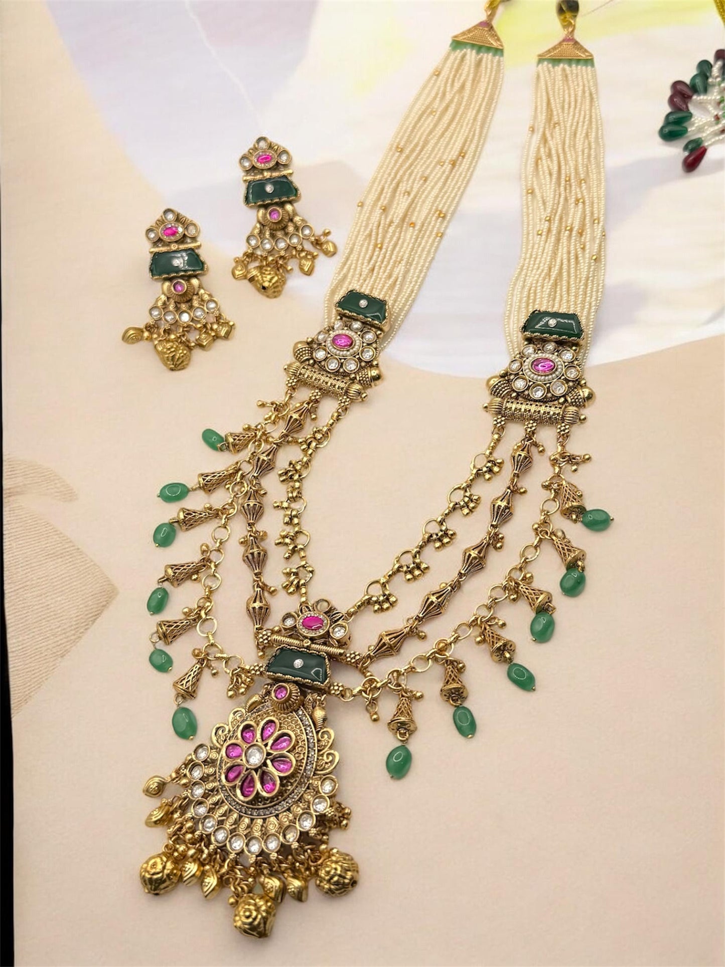 Aanchal — आँचल Heritage Mala Set