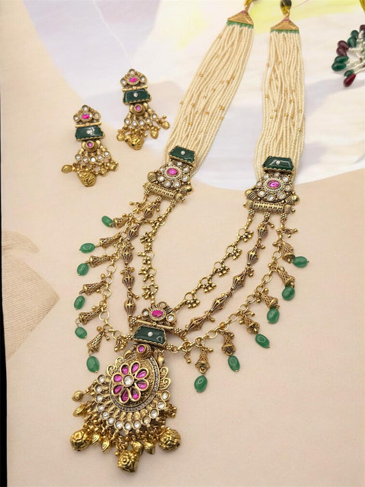 Aanchal — आँचल Heritage Mala Set