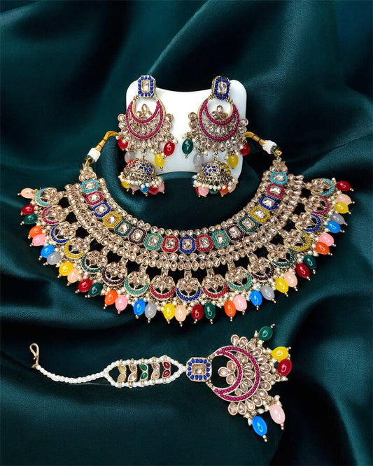 Diyaa ضياء Bridal Set in Multicolor