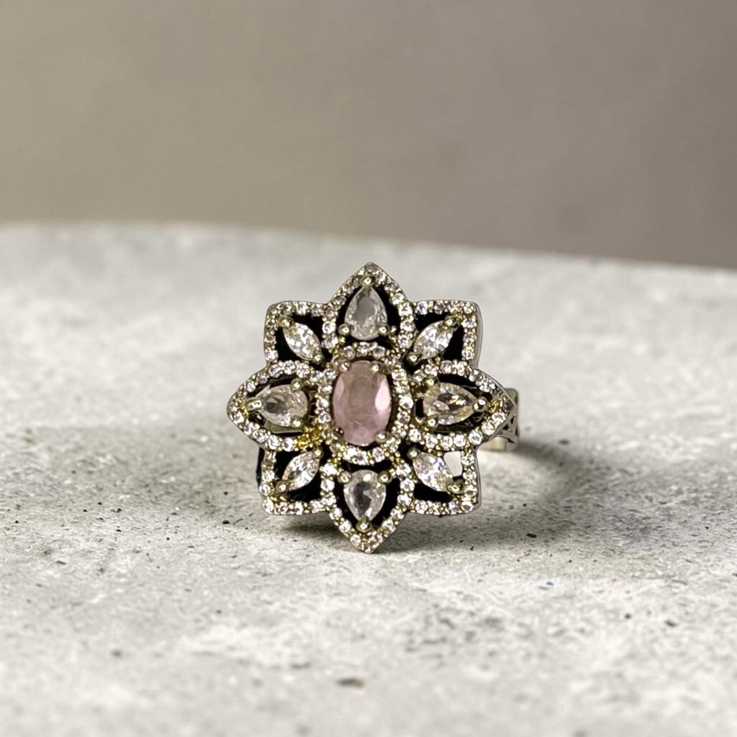 Hayfa هيفاء American Diamond Ring