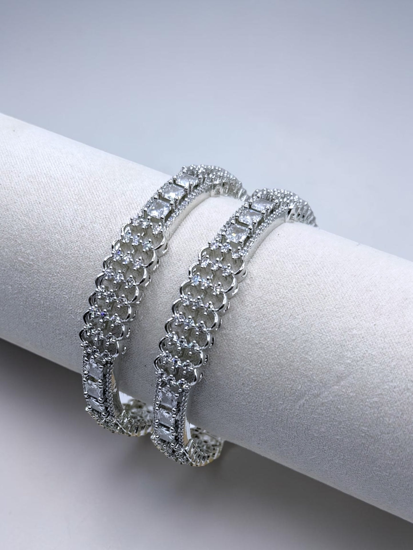 Nisma نسمة American Diamond Kaday in Silver