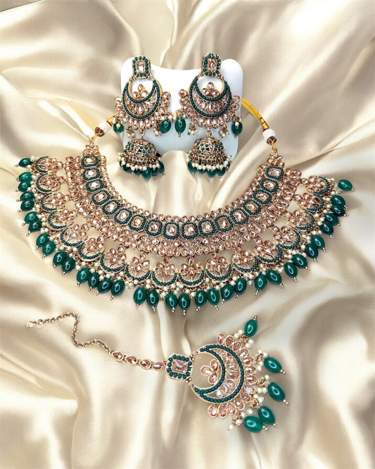 Diyaa ضياء Bridal Set in Green