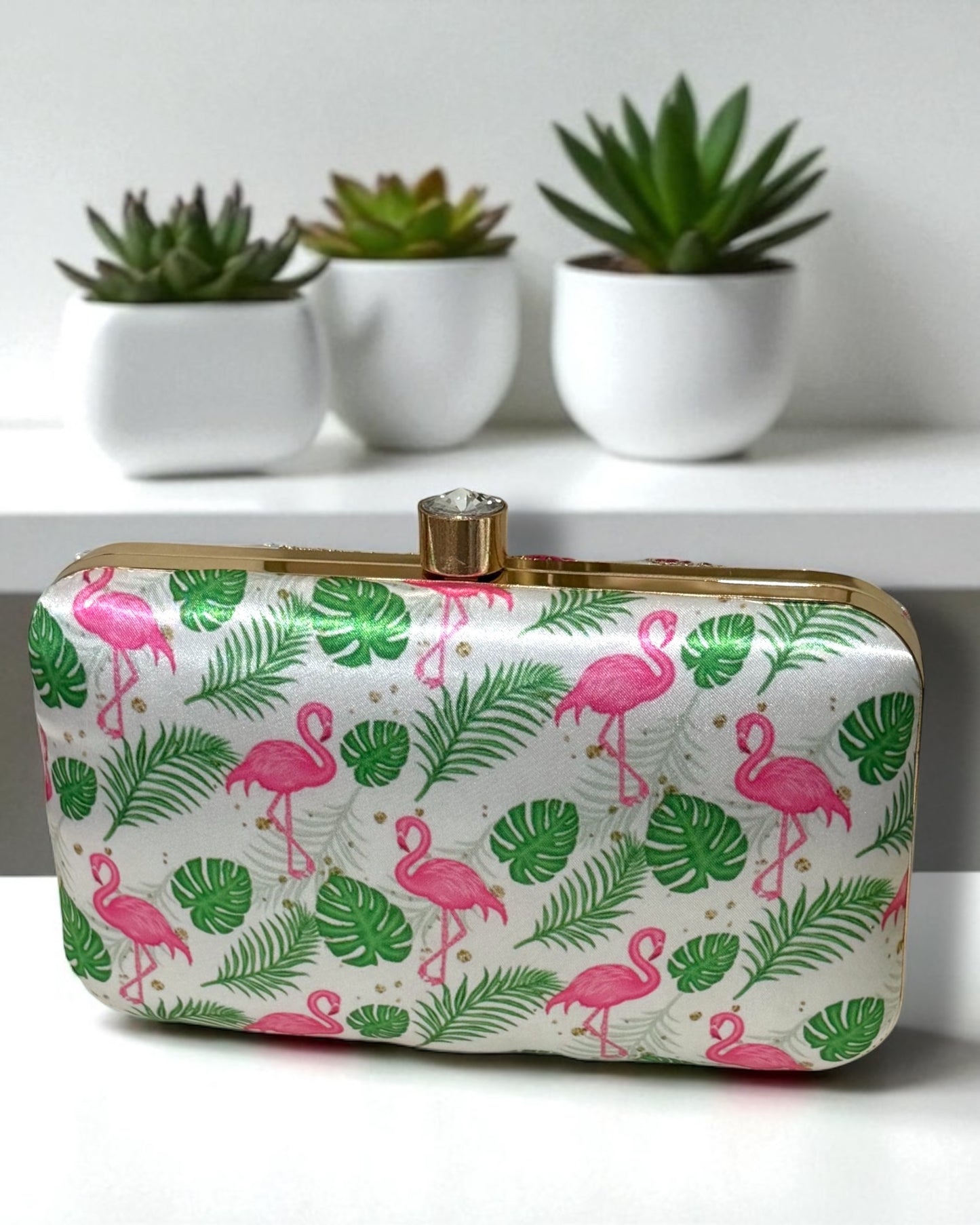 Sasha साशा Flamingo Clutch