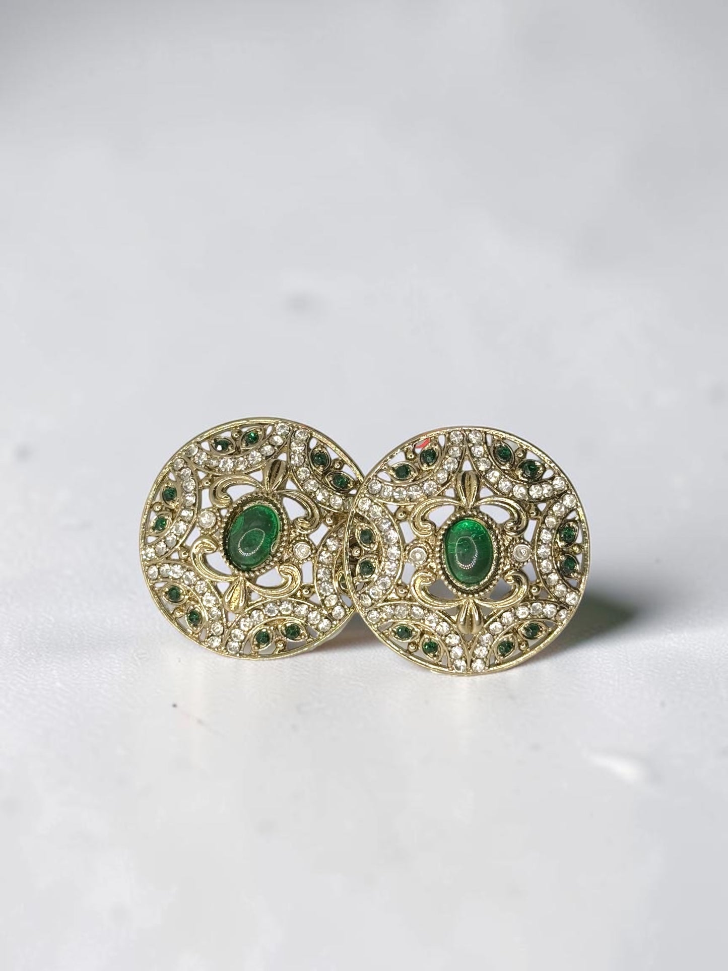 Shanvi शान्वी Studs in Green