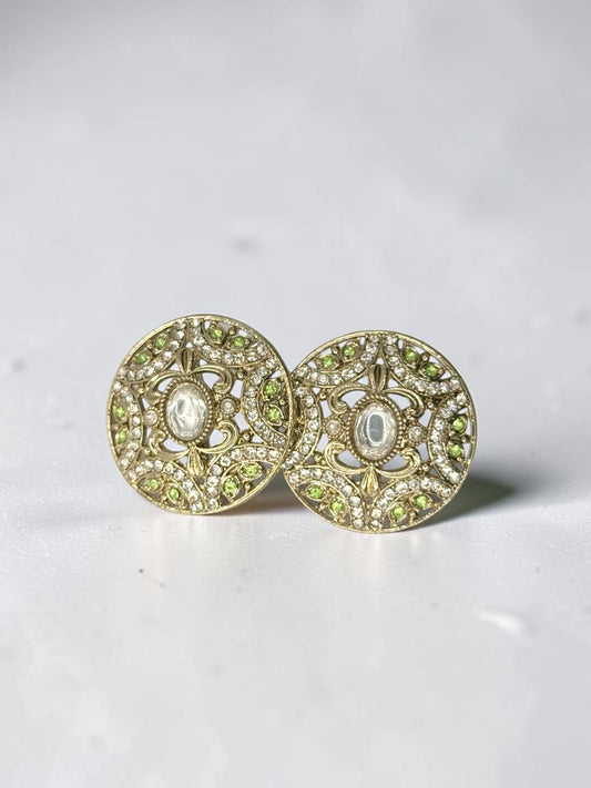 Shanvi शान्वी Studs in Light Green