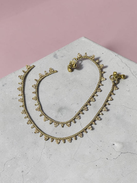 Asila أصيلة Diamond Anklets in Gold