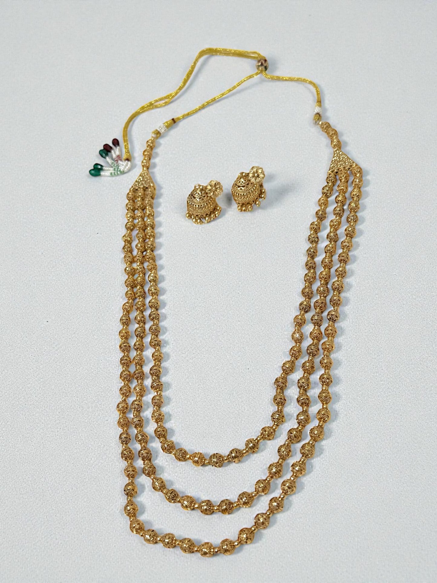 Saba صبا Gold Plated Mala Set in Gold