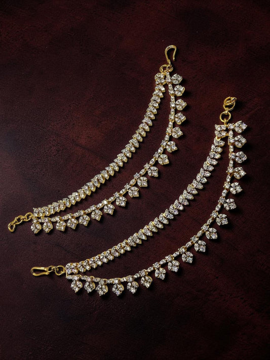Avika अविका American Diamond Earring Saharay (Earrings sold separately)