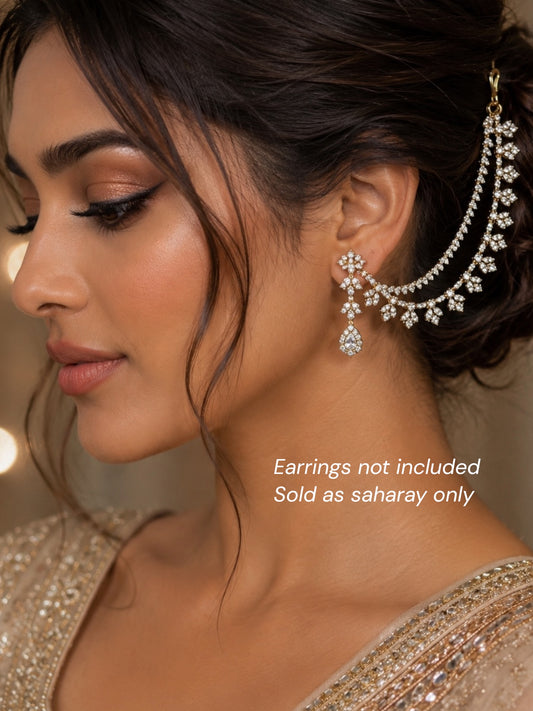 Avika अविका American Diamond Earring Saharay (Earrings sold separately)