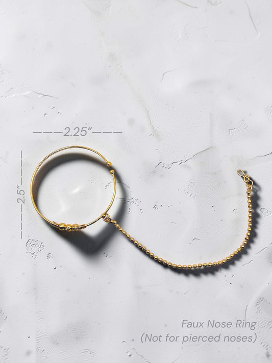 Large Faux Nose Ring