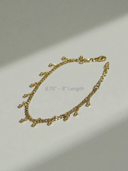 Bahia بهية Gold Plated Bracelet in Gold - Stainless Steel