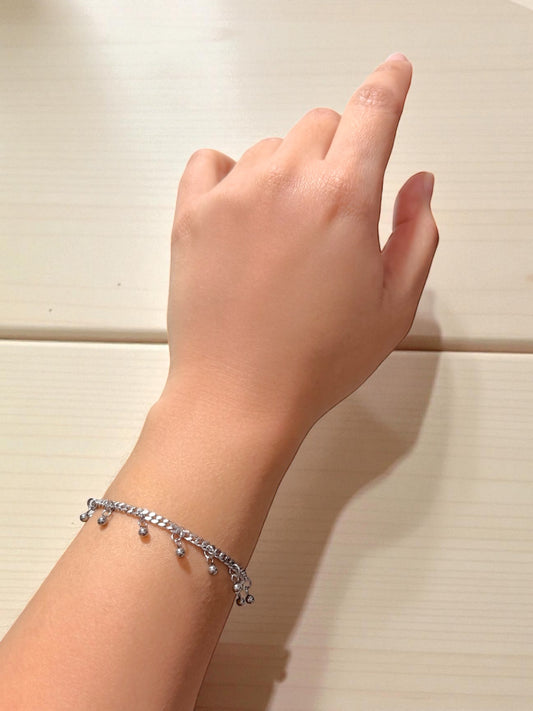 Bahia بهية Gold Plated Bracelet in Silver - Stainless Steel